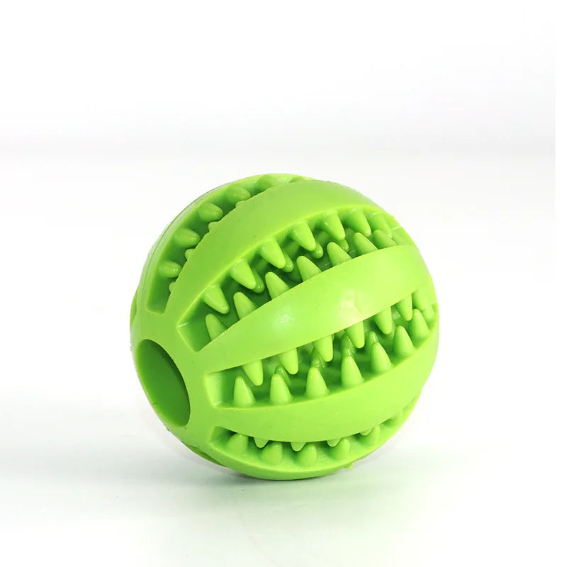 Natural Rubber Pet Dog Toys Dog Chew Toys Tooth Cleaning Treat Ball Extra-Tough Interactive Elasticity Ball5Cm for Pet Products