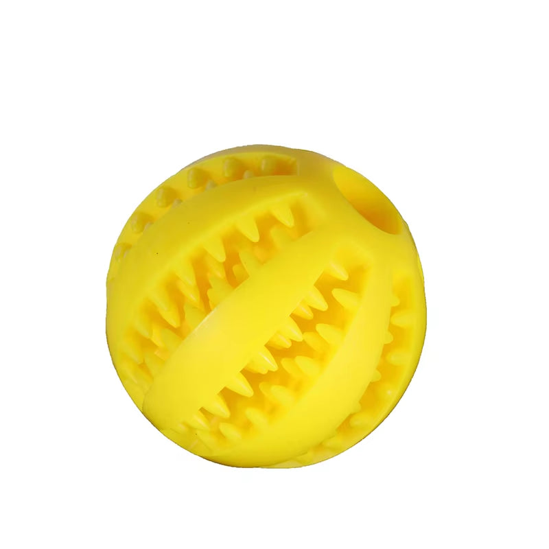 Natural Rubber Pet Dog Toys Dog Chew Toys Tooth Cleaning Treat Ball Extra-Tough Interactive Elasticity Ball5Cm for Pet Products