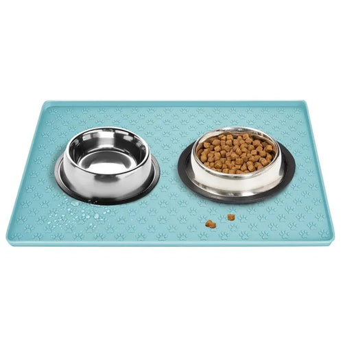 Pet Placemat Nonspill Easy to Clean Foldable Cat and Dog Feeding Mat