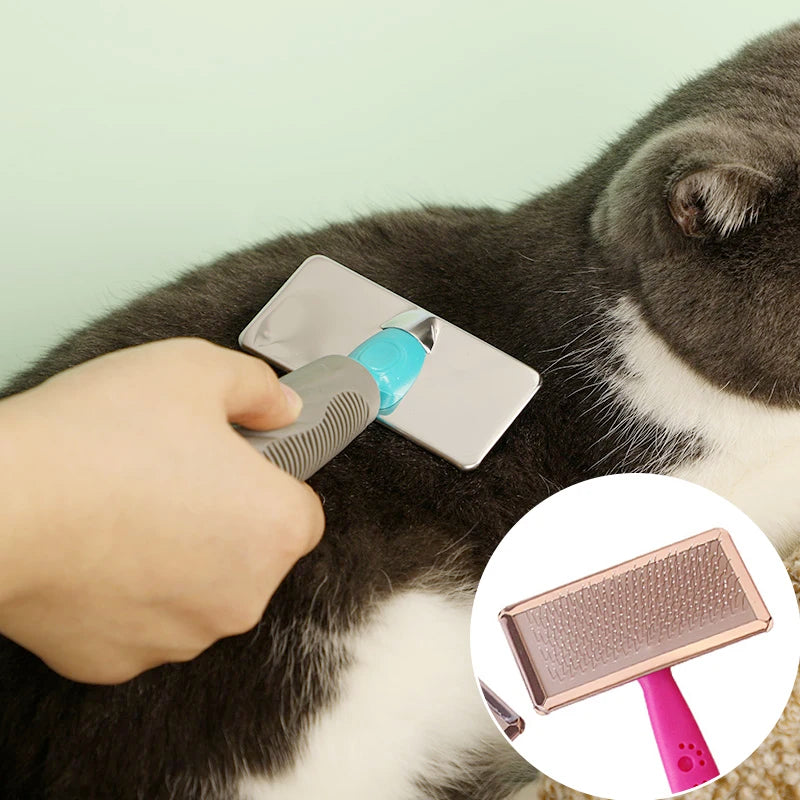 Pet Dog Comb Hair Removal Stainless Stee Knot Grooming Comb Puppy Dog Accessories Brush Needle Comb Dog Supplies Pets Dog Brush