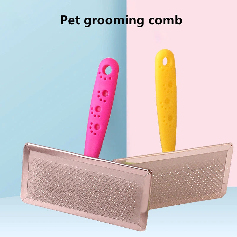 Pet Dog Comb Hair Removal Stainless Stee Knot Grooming Comb Puppy Dog Accessories Brush Needle Comb Dog Supplies Pets Dog Brush