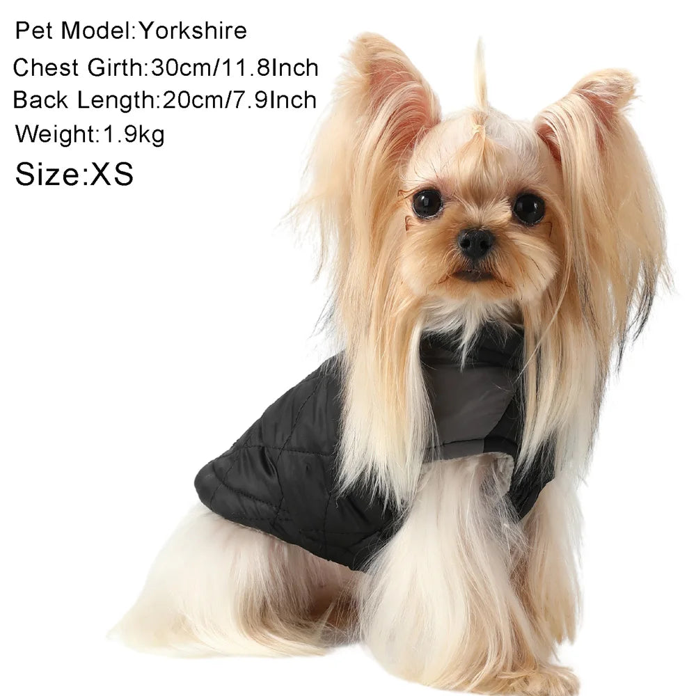 Dog Cozy Clothes Autumn Winter Pet Dog Jacket Coat for Small Medium Dogs Cats Winter Puppy Soft Outfits Chihuahua Pug Clothing