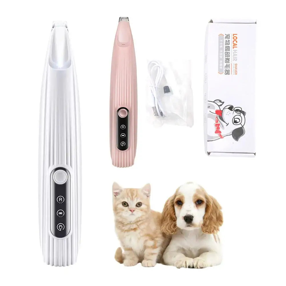 New Electric Dog Cat Hair Clippers Ear Eyes Paw Hair Cutter Trimmer USB Charging Pet Hair Trimmer Pet Grooming Supplies