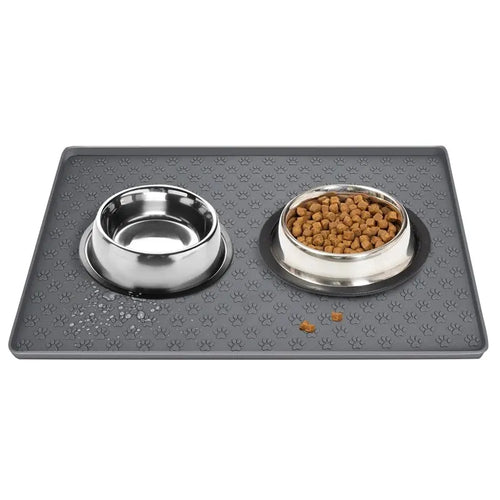 Pet Placemat Nonspill Easy to Clean Foldable Cat and Dog Feeding Mat